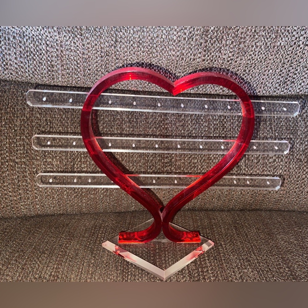 Heart Shaped Earring Holder